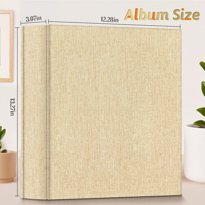 Popotop Photo Album 4x6 1000 Pockets for Wedding Gifts Linen Hardcover Picture Albums for Family Anniversary Baby Vacation Pictures - Image 5
