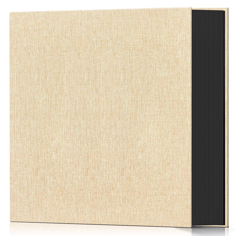 Popotop Photo Album 4x6 1000 Pockets for Wedding Gifts Linen Hardcover Picture Albums for Family Anniversary Baby Vacation Pictures - Image 1