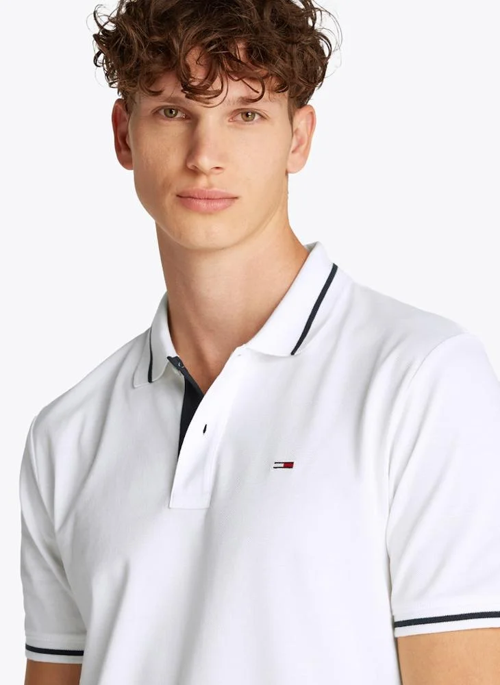 TOMMY JEANS Slim Tipped Polo