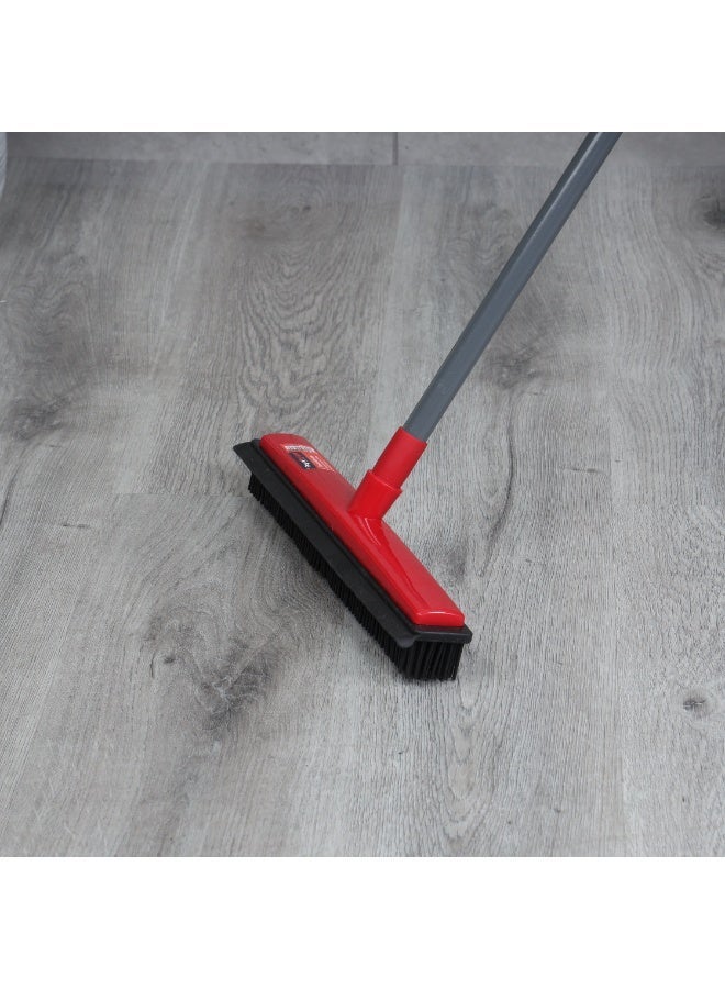 Royalford One Click Floor Broom RF12757 Long Floor Broom with Strong Iron Handle Upright Long Handle Broom with Stiff Bristles - Image 4