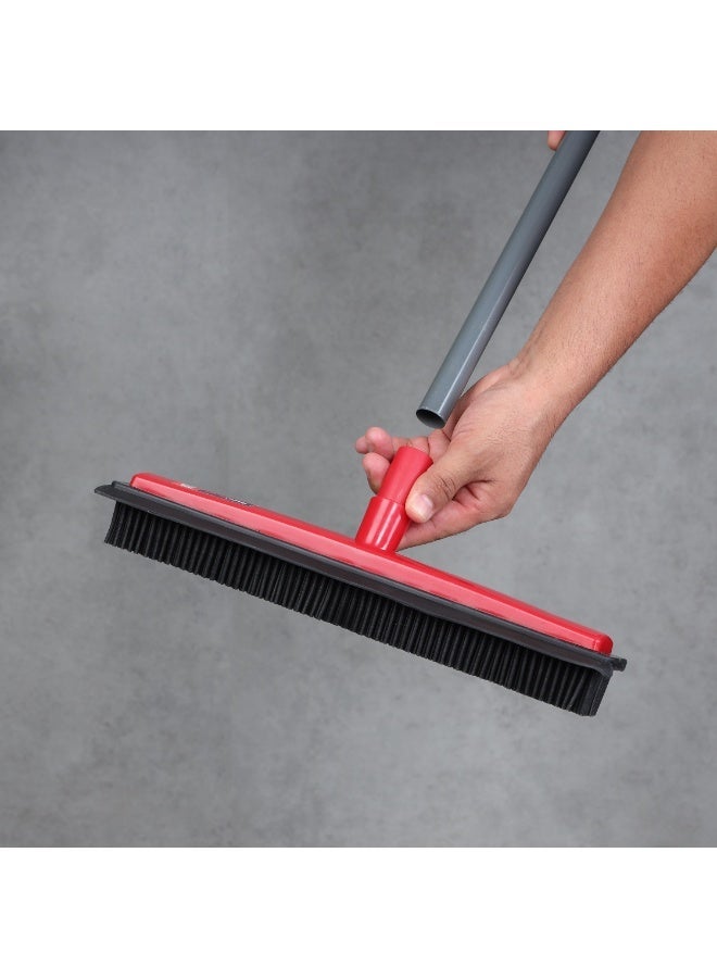 Royalford One Click Floor Broom RF12757 Long Floor Broom with Strong Iron Handle Upright Long Handle Broom with Stiff Bristles - Image 3