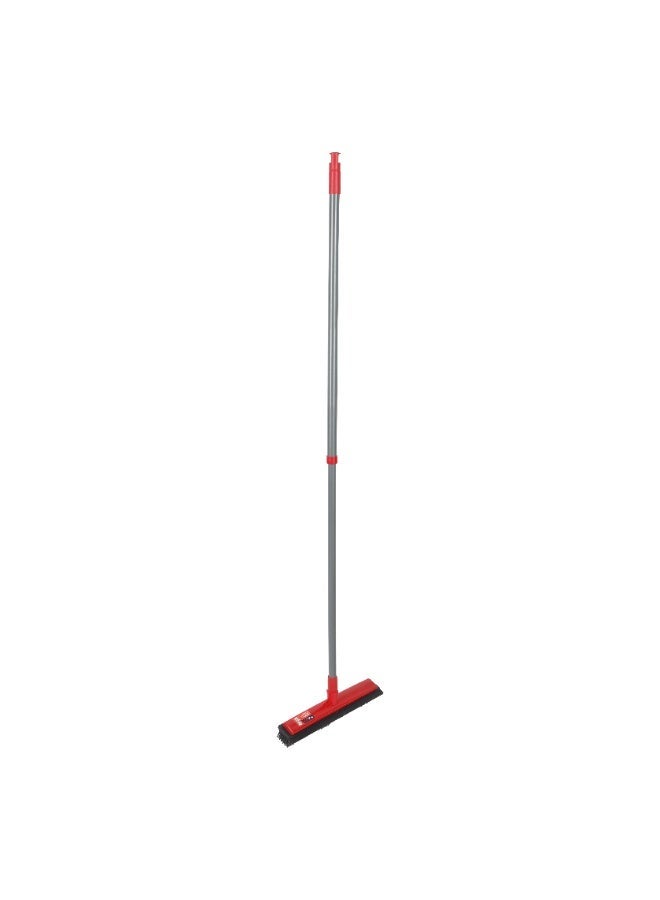Royalford One Click Floor Broom RF12757 Long Floor Broom with Strong Iron Handle Upright Long Handle Broom with Stiff Bristles - Image 1