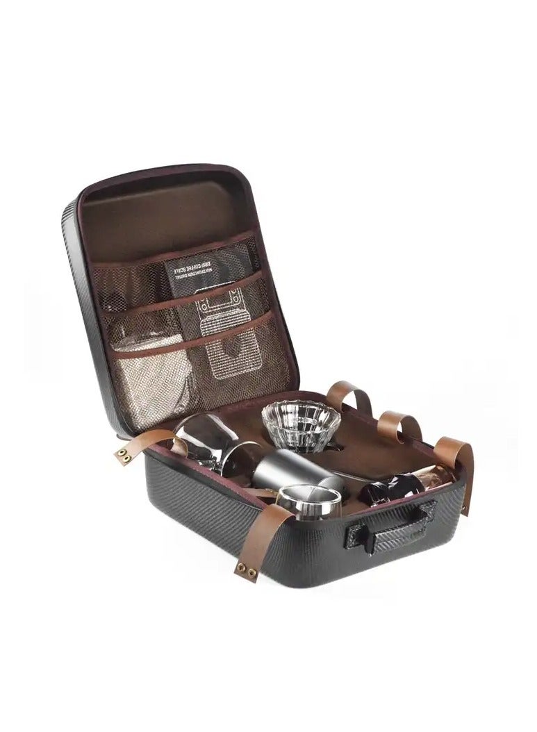 BLOOMING TIME Coffee Gift Set,Outdoor Camping Portable Coffee Kit Maker with Carry Bag - Image 3