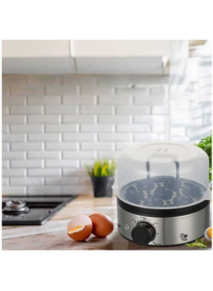 آرشيا ماكينة تحضير البيض بالبخار من الستانلس ستيل مع سلة من ارشيا EB112-3208 - Image 2