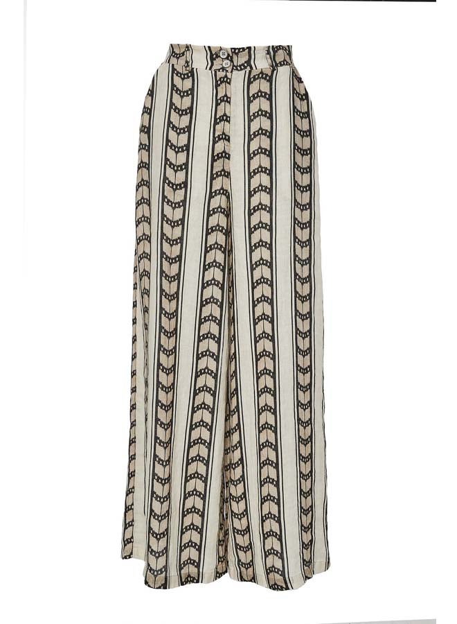 BSB Linen printed trousers - Image 4