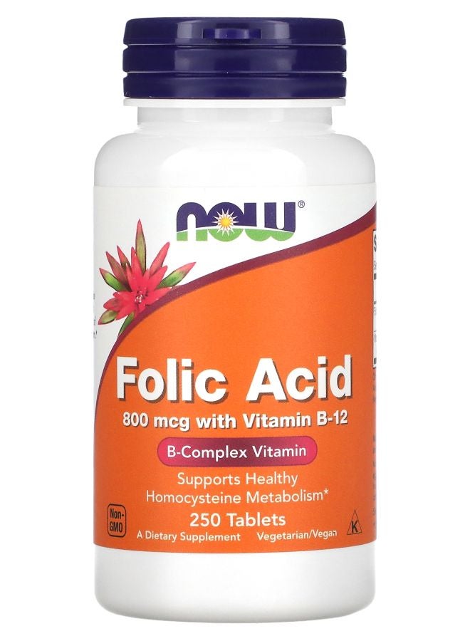 now حمض الفوليك 800 ميكروغرام 250 قرص