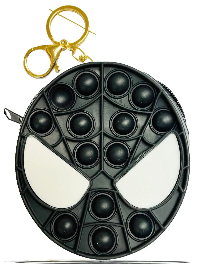 Prime Pop It Wallet Spiderman Cute Kawaii Fidget Sensory Educational Relieve Anti Stress Adult Kid Holiday Silicone Toy Gift