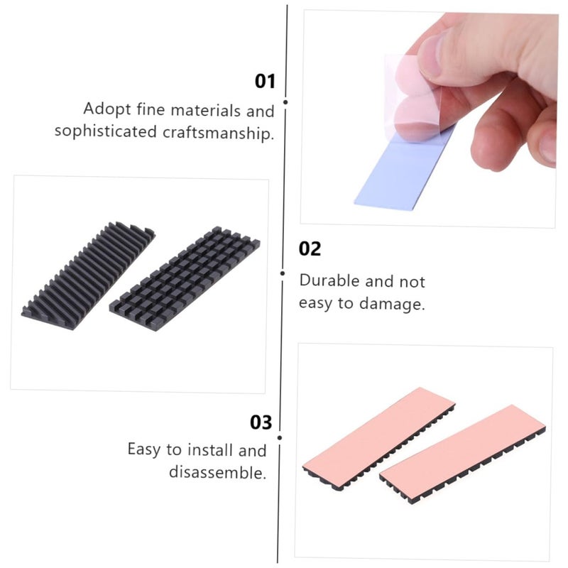 Copper Graphene SSD Heat Sink with Air Duct for NVMe Drives Efficient Laptop Cooling - Image 5