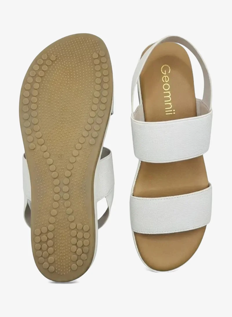 Geoomnii White Women’s Sandals – Comfortable, Lightweight & Everyday Wear for Women | Best Price UAE