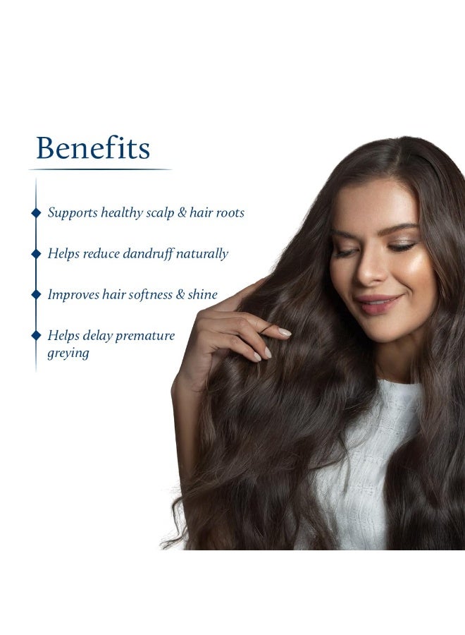 Blue Nectar Honduras Batana & Almond Hair Oil for Thicker Hair | Pure Honduras Vital Batana Oil for Hair Growth with Organic Almond | Ayurvedic Blend for Stronger Strands (12 Herbs, 100 ml) - Image 4