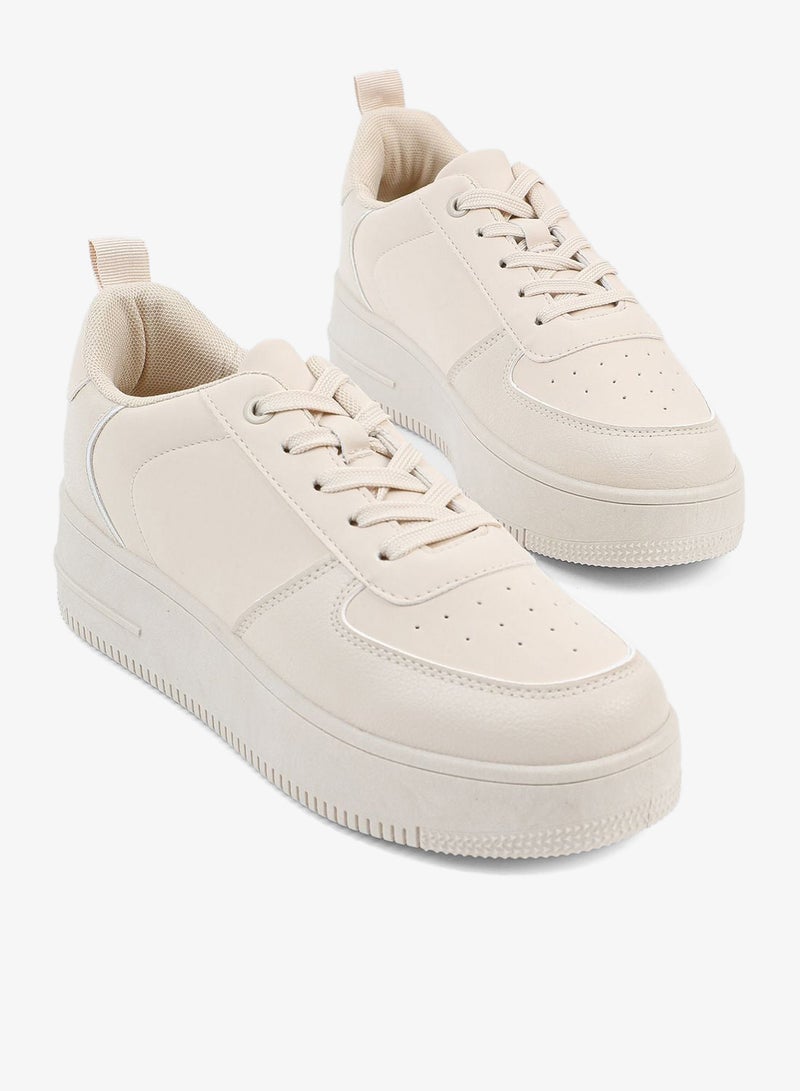 Ardene Lace Up Low Top Sneakers - Image 2