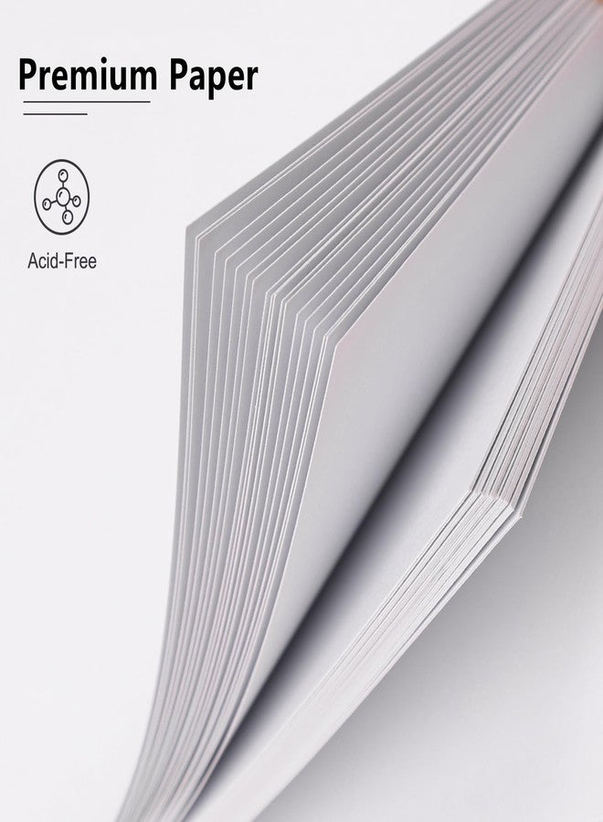 ألبوم صور قصاصات مقاس 8x8 بوصة، 40 صفحة، غلاف مقوى من ورق كرافت، غلاف من الكتان، ألبوم ذكريات، ألبوم قصاصات يمكنك صنعه بنفسك لحفلات الزفاف، وحفلات استقبال المولود، وللسفر، والذكرى السنوية، وللعائلة، بيج - Image 4