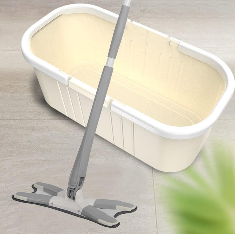 Newcreativetop Long Plastic Rectangular Handy Baskets/Mop Buckets (Noncollapsible Buckets 03 - Ivory) - Image 3