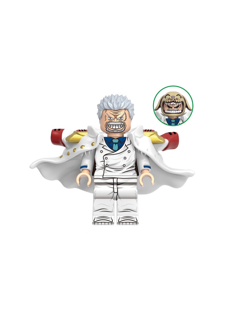 One Piece Anime Style Minifigure Model Assembly Building Block toys eight sets