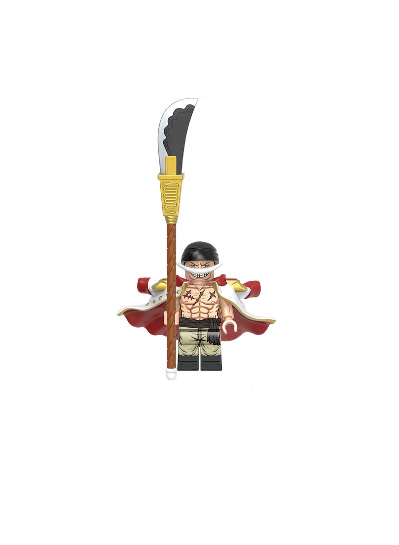 One Piece Anime Style Minifigure Model Assembly Building Block toys eight sets