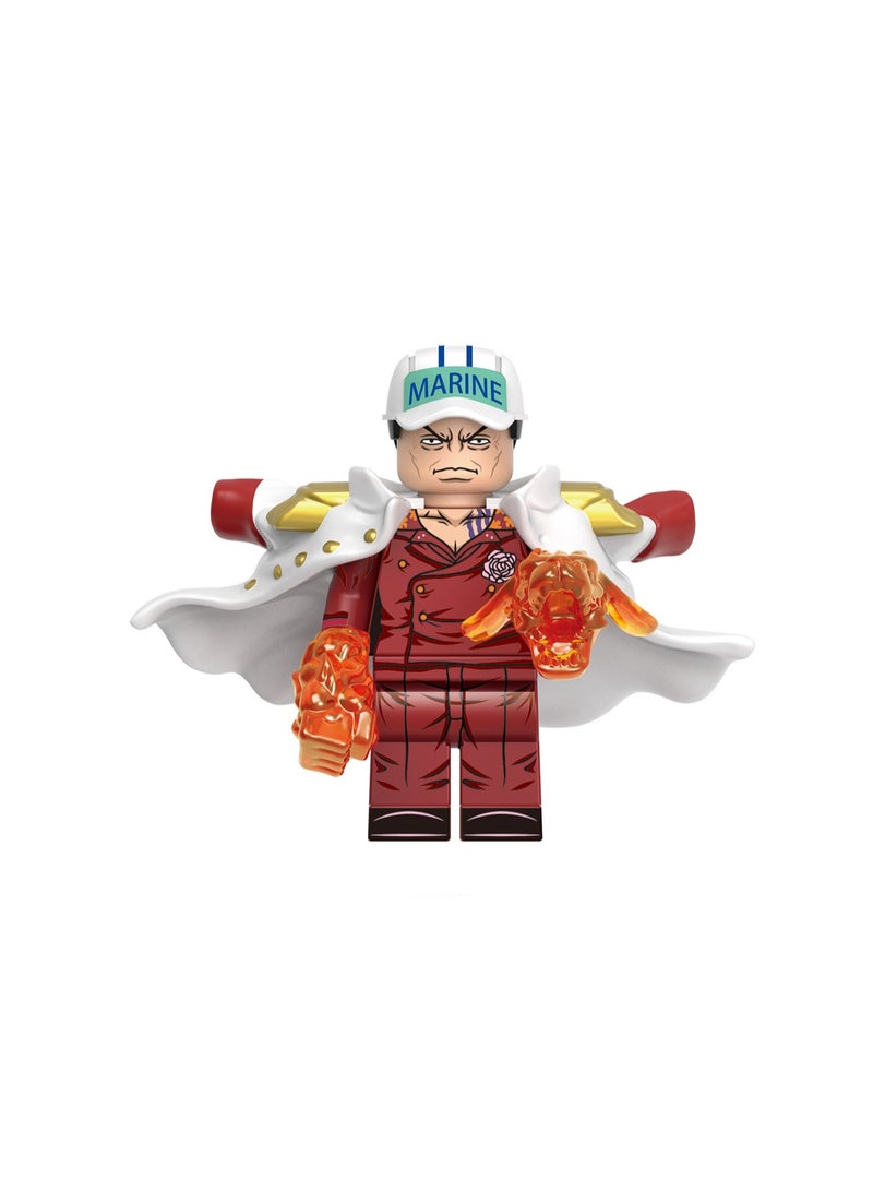 One Piece Anime Style Minifigure Model Assembly Building Block toys eight sets