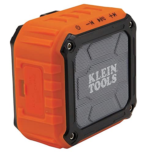 Klein Tools AEPJS1 Bluetooth Speaker Wireless Portable Jobsite Speaker Plays Audio and Answers Calls Hands Free IPX5 Worksite Ready - Image 1