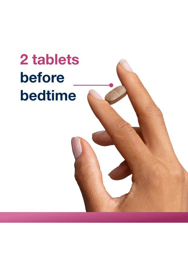 Metagenics HerWellness Recharge Overnight - Women's Sleep Support with Chelated Magnesium, Holy Basil, Zinc & Vitamin C - Supports Relaxation, Stress & Sleep - Non-GMO & Gluten-Free - 60 Tablets - Image 5