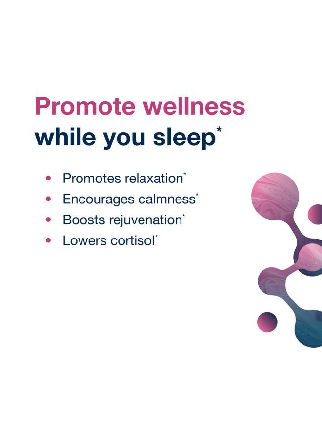 Metagenics HerWellness Recharge Overnight - Women's Sleep Support with Chelated Magnesium, Holy Basil, Zinc & Vitamin C - Supports Relaxation, Stress & Sleep - Non-GMO & Gluten-Free - 60 Tablets - Image 3