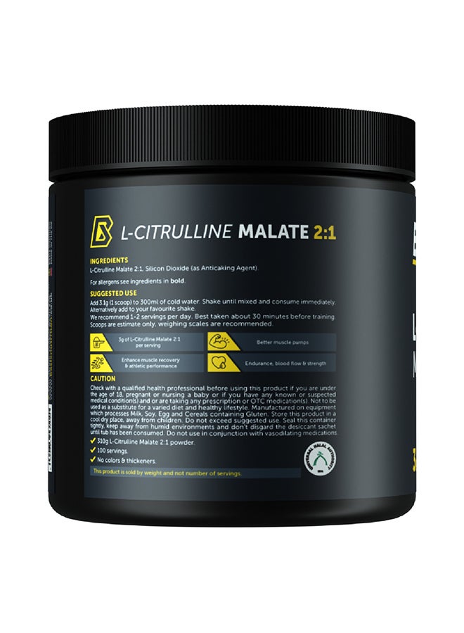 Basix Lcitrulline Malate Unflav 310G - Image 4