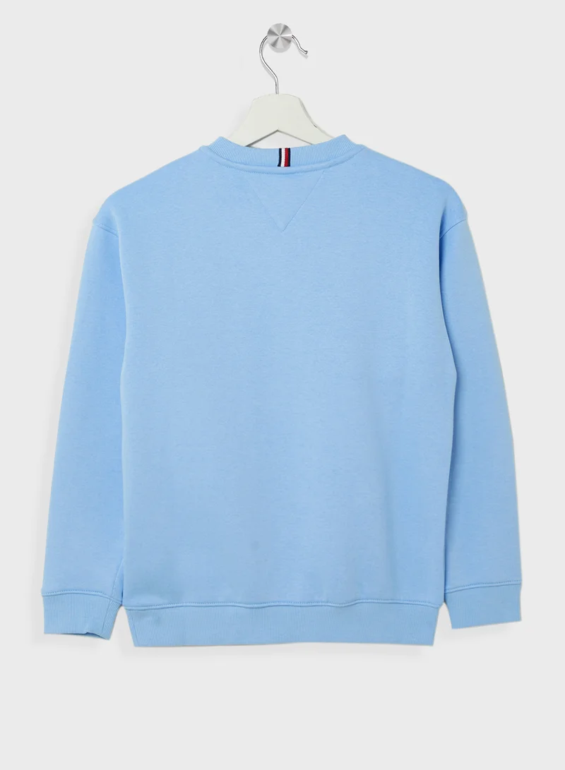 TOMMY HILFIGER Youth Logo Sweatshirt