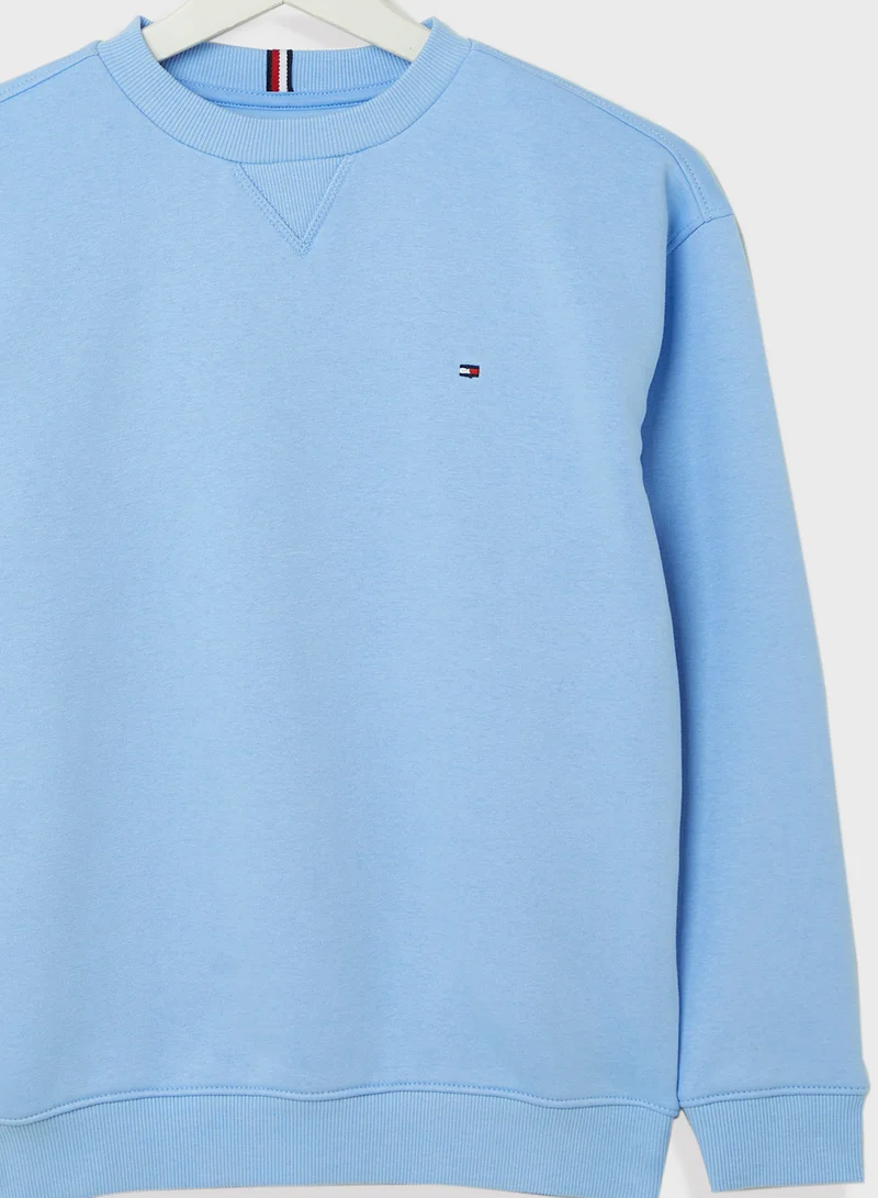 TOMMY HILFIGER Youth Logo Sweatshirt