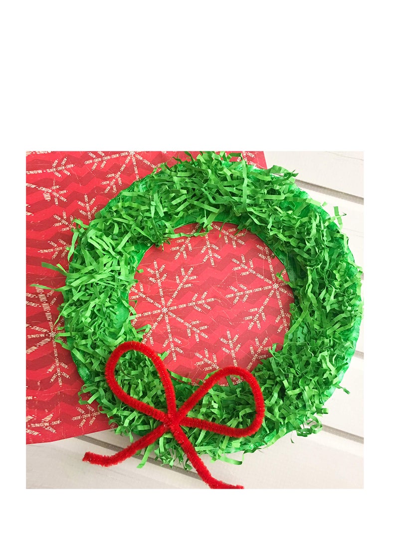 MARKQ ورق مقطع مموج للتعبئة والتغليف للهدايا/سلة التعبئة، مستلزمات التعبئة (أخضر) - Image 5