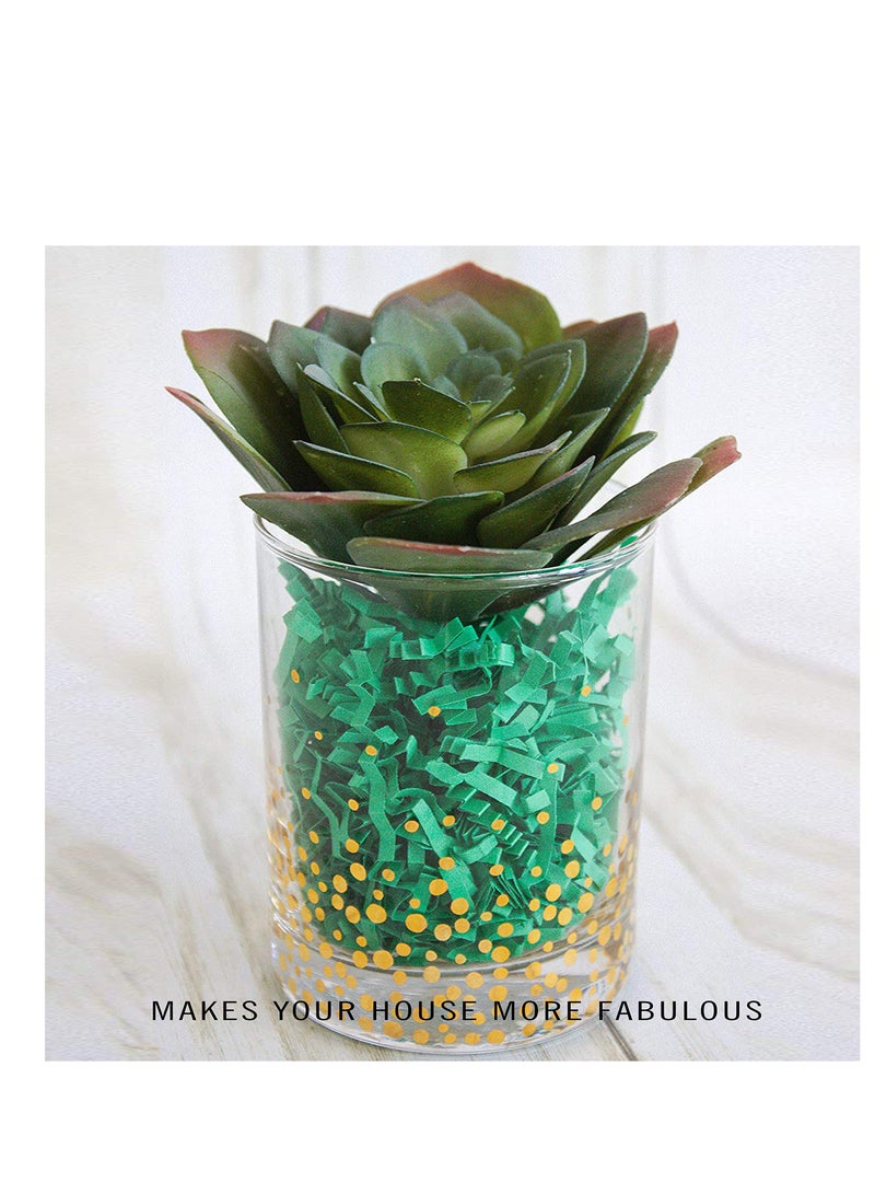 MARKQ ورق مقطع مموج للتعبئة والتغليف للهدايا/سلة التعبئة، مستلزمات التعبئة (أخضر) - Image 4