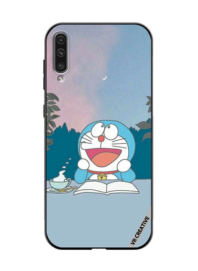 VR CREATIVE Protective Case Cover For Samsung Galaxy A70/A70s Wandering Doremon Design Multicolour - Image 1