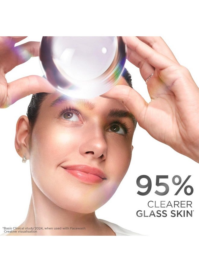 Glow & Lovely Glow and Lovely GlassBright Ultralight Gel Creme with Niacinamide, Hyaluronic serum|95% Clearer Glass Skin|Reduces Dark spots & Pigmentation|2X Radiance| Inspired by Korean beauty science | 23g - Image 5