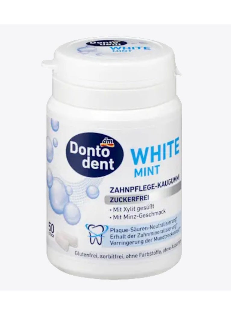 دي ام Dontodent White Mint Gum 50 Units 72g