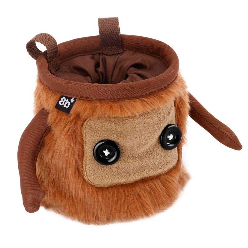8B+ 8BPLUS 8BPLUS Chalk Bag for Climbing, Bouldering, Belt and Giftbox Included - Wide Opening - Brush Holders, for Left & Right Handers (BOBO) - Image 3