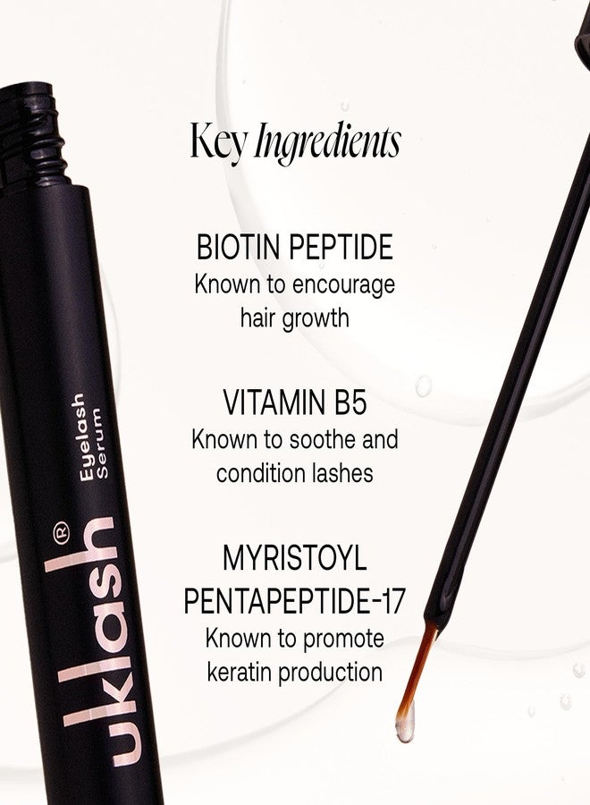 UKLASH Eyelash Growth Serum For Longer & Fuller Lashes - 3ml. Clinically Proven Formula for Naturally Longer Lashes and Extensions. Vegan & Cruelty-Free - Image 5