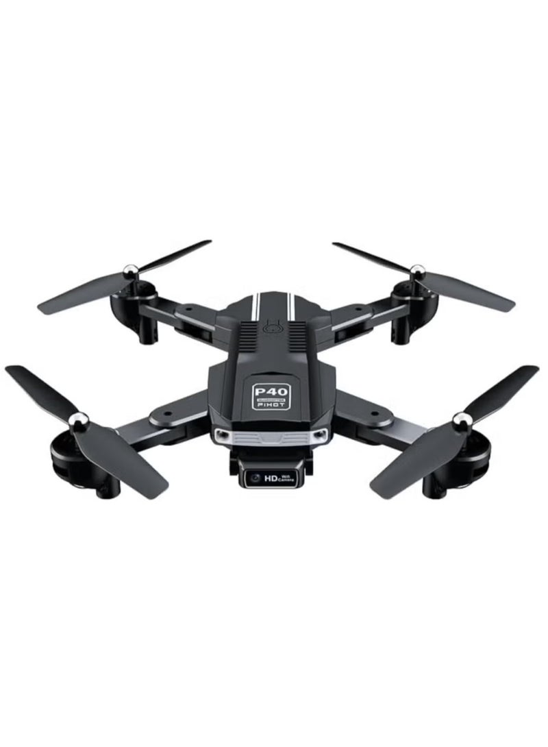PIHOT P40 Drone with Dual Camera – Remote Camera Mode Adjustment, Visual Positioning System, 4K HD Aerial Photography, Foldable & Portable Design, Includes Travel Suitcase, Ideal for Vlogging, Aerial Shots, and Outdoor Exploration  - Image 1