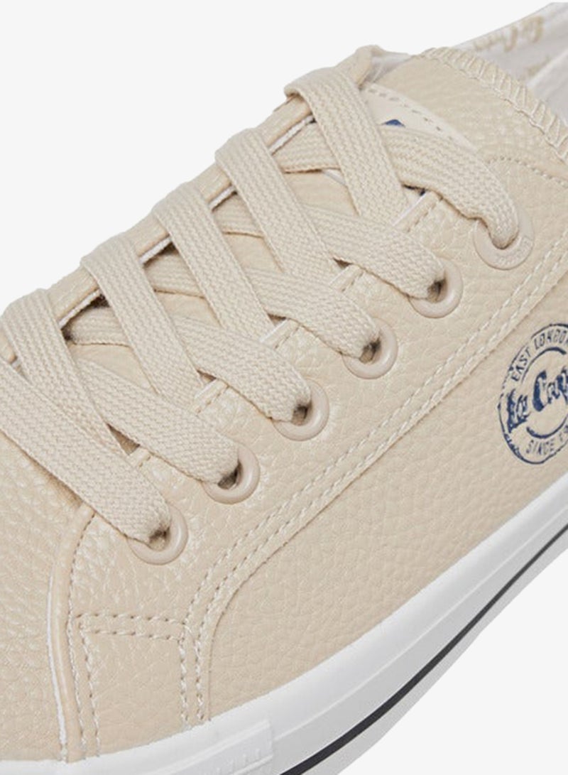 Lee Cooper Women's Logo Detail Sneakers with Lace-Up Closure - Image 4