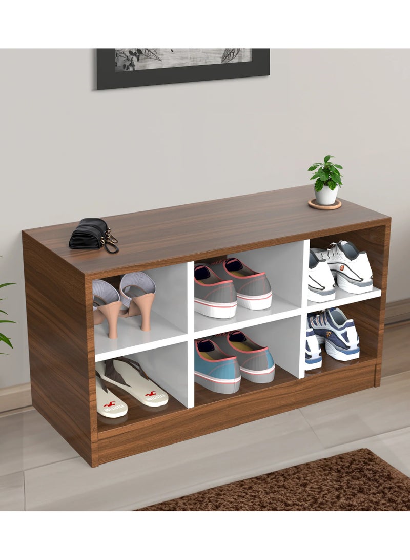 Malazhouse Index Shoe Rack - MZSR010 80L x 45H x 35W – 80L x 45H x 35W - Image 1