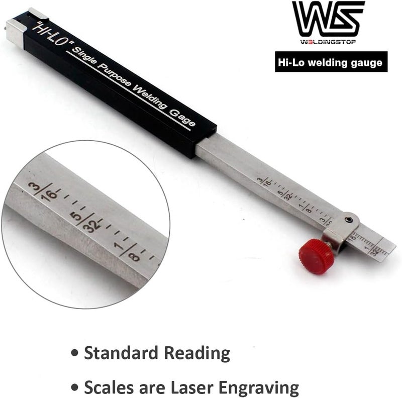 WeldingStop Hi Lo Gauge Hi-Lo Internal Welding Gage Single Purpose In Inch Stainless Steel - Image 3