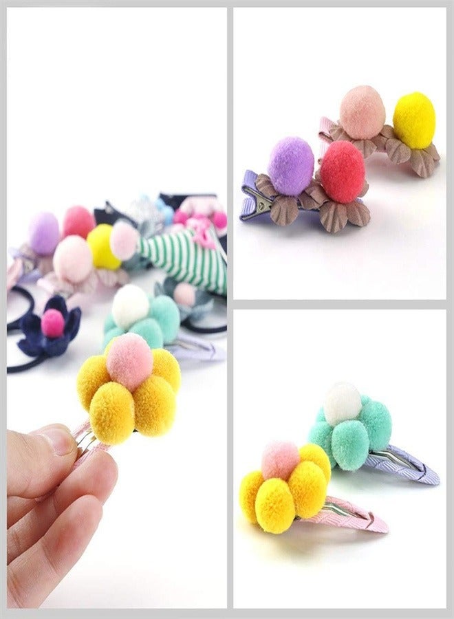2000 Pcs Craft Pom Poms, Multicolor Fuzzy Pompom Balls Felt Balls for Kids DIY Art Creative Crafts Projects and Decoration, 1cm - Image 5