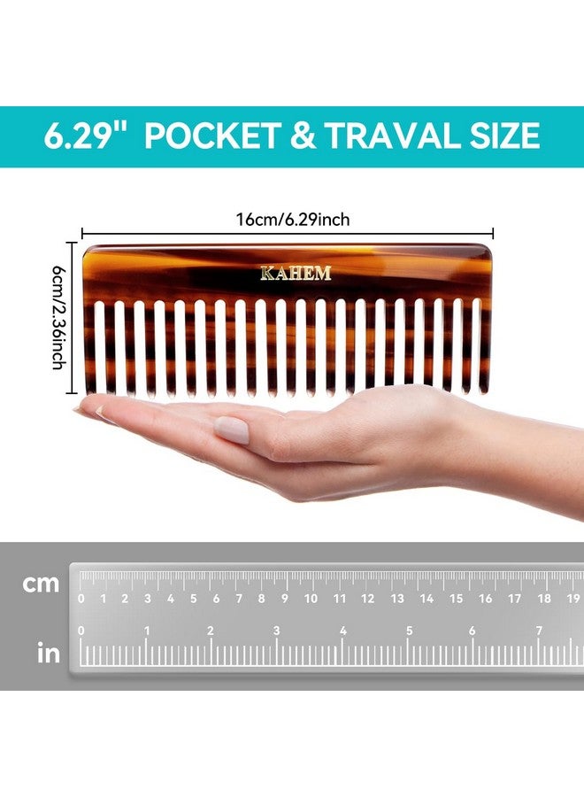KAHEM Ahem Large Wide Tooth Comb For Women Men And Kids Handmade Wide Tooth Comb For Curly Hair.Long And Short Hair Detangler Comb For Wet And Dry. Professional Hair Cutting Combs6.29 Inch - Image 4