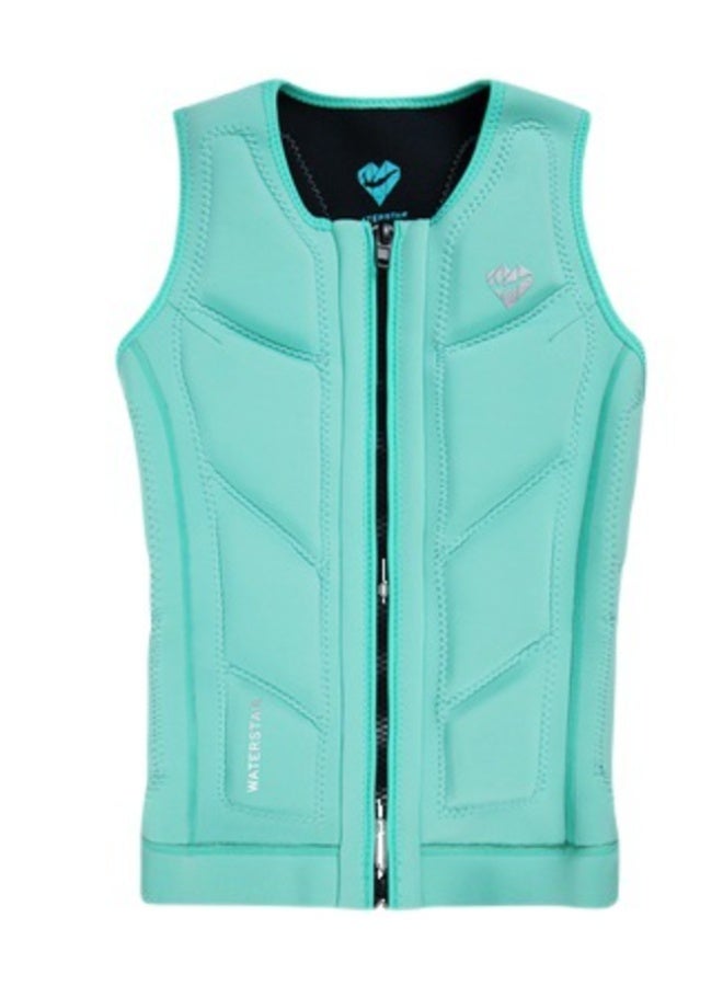Generic Women's Neoprene Life Jacket, Lightweight Life Vest, Great for Boating, Fishing, Kayaking, Rafting, Paddling, Blue  - Image 1