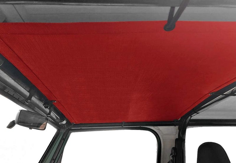 Shadeidea Sun Shade for Jeep Wrangler TJ 1997-2006 - Cherry Red UV Blocker with Storage Pouch - Image 2