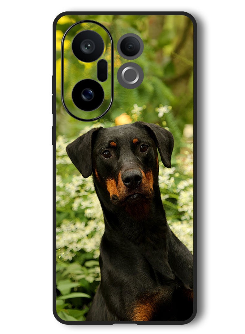 Theodor Case Compatible with Vivo X200 FE 6.31 Inch Protection Shockproof Bumper Cover dog_pet_leaves - Image 1