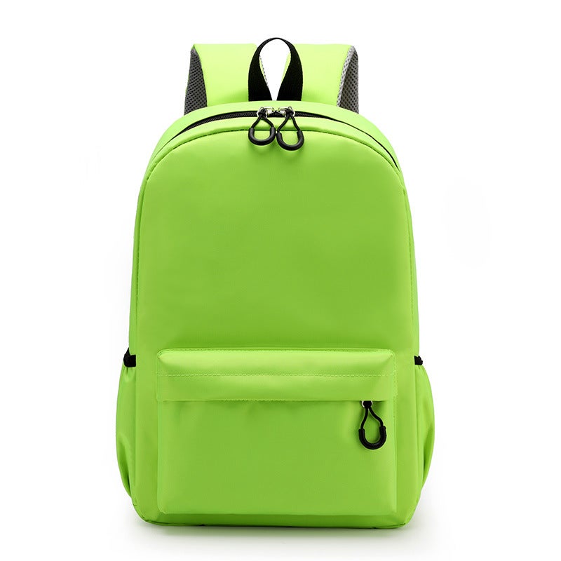 Custom Logo Kids Backpack for Grades 1-6 Green 