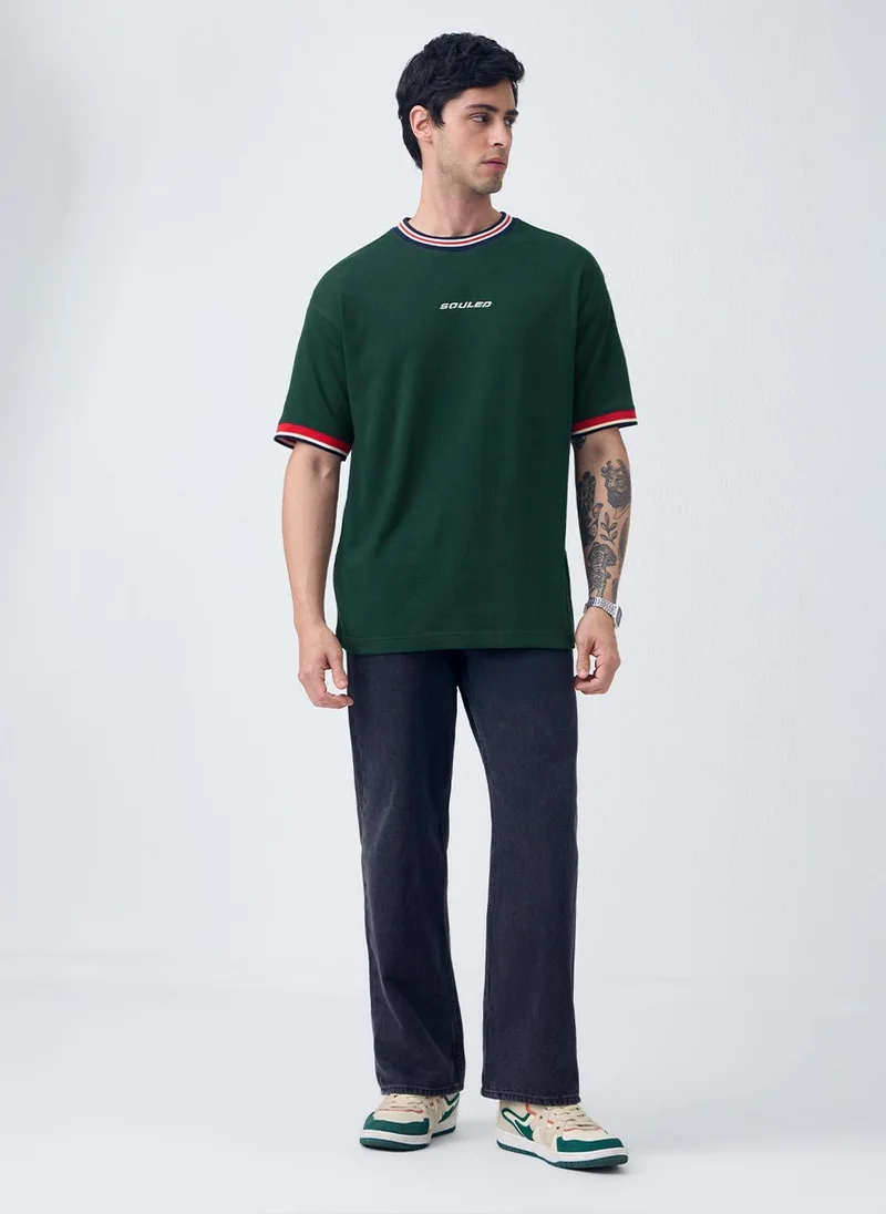 The Souled Store  Oversized T-Shirt: Pistachio for Men | Best Price UAE