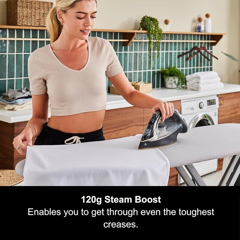 Morphy Richards Gold Crystal Clear Steam Iron - 35g Steam Output - 120g Steam Boost - 300302 - Image 4