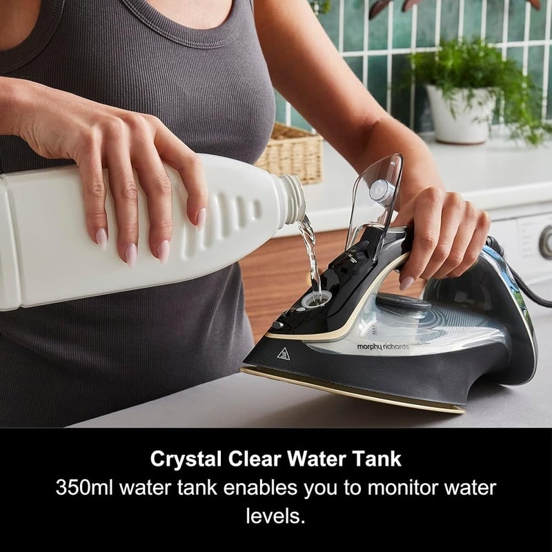 Morphy Richards Gold Crystal Clear Steam Iron - 35g Steam Output - 120g Steam Boost - 300302 - Image 2