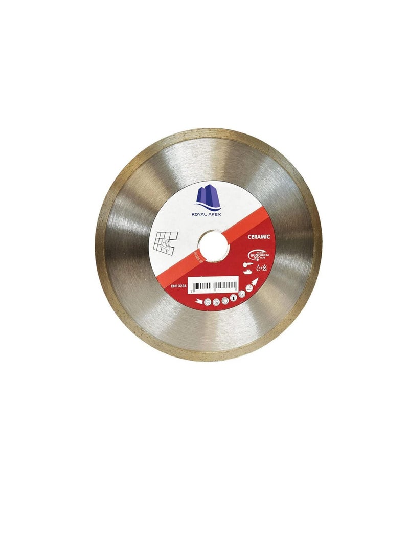 Diamond Cutting Disc Circular Saw Blade Cutting Wheel for Ceramic Tile, Concrete, Granite & Marble. (230 x 22 mm)  - Image 1