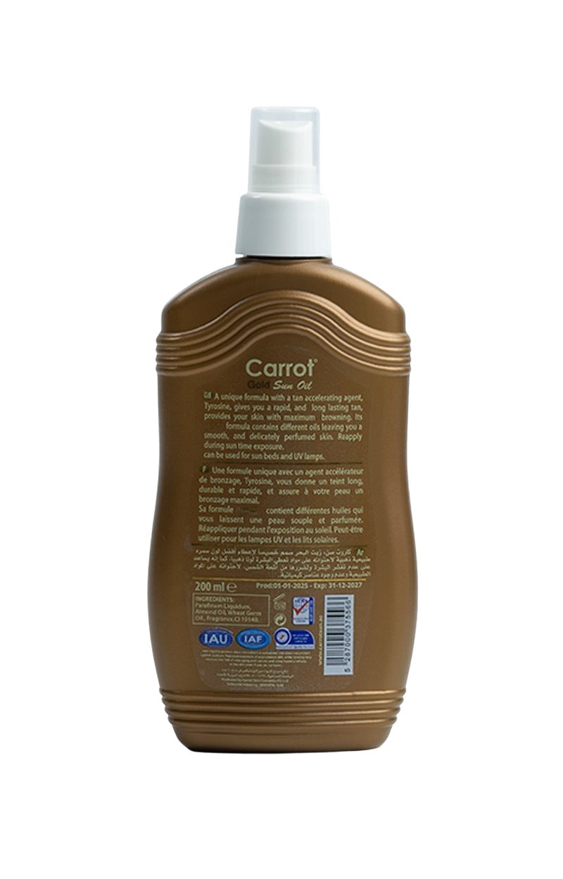 Carrot Sun Gold Oil 200ml - Image 2