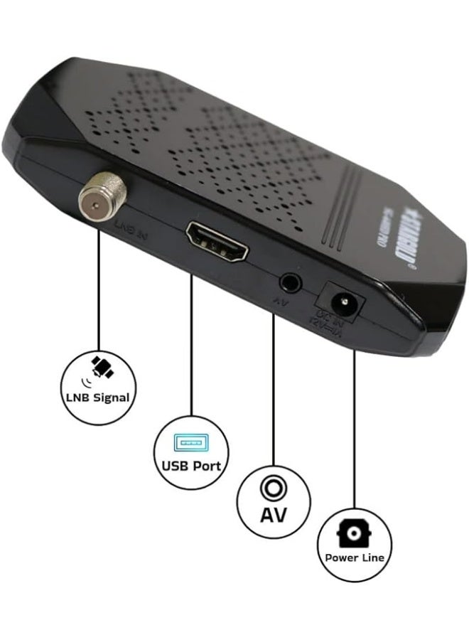 Stargold Dual display satellite receiver with 4K Full HD and SD resolution and simultaneous automatic network search - Image 2