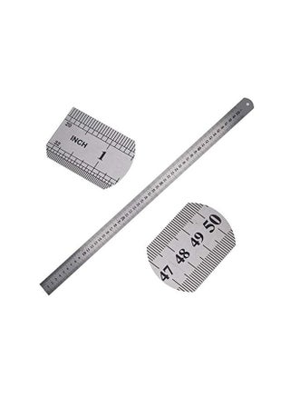 Metric Steel Ruler, Double‑Sided Scale 50cm Precision Rust-resistant Durable 2Pcs Measuring Tool, for Architects Carpenters - pzsku/Z3E6085A637A0C139F217Z/45/1741091928/f9d59cf2-d365-4034-933f-931d20901c09